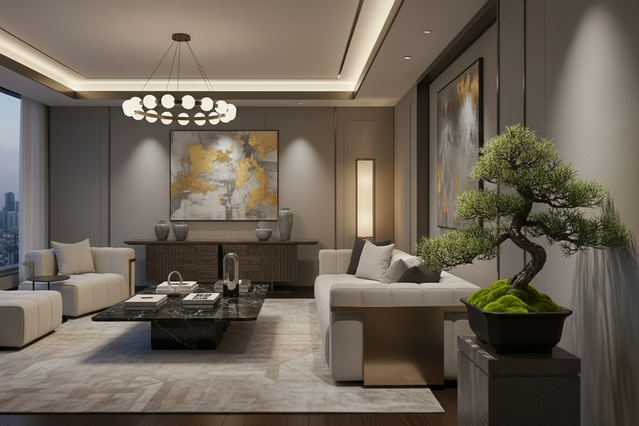 盆栽の鉢の中を土ではなく、苔にして